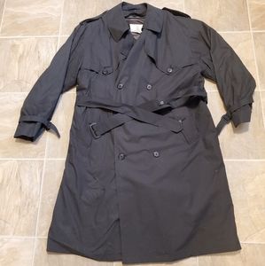 Men London Fog Trench Coat Size 42